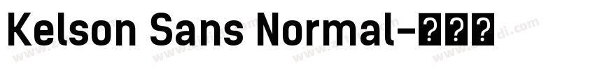 Kelson Sans Normal字体转换 Kelson Sans Normal字体转换